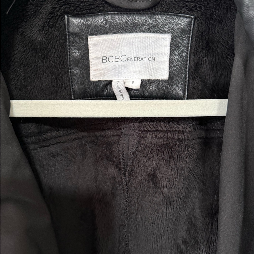 Bcbgeneration Longline Black Moto Jacket - image 3